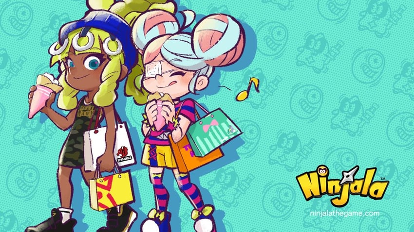 gumchi, lucy, and emma (ninjala and 1 more) drawn by rianti-wong