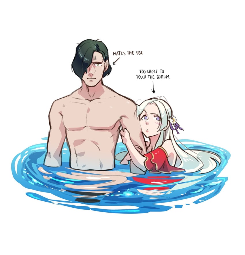 edelgard von hresvelg and hubert von vestra (fire emblem and 2 more) drawn by floof_n_wool