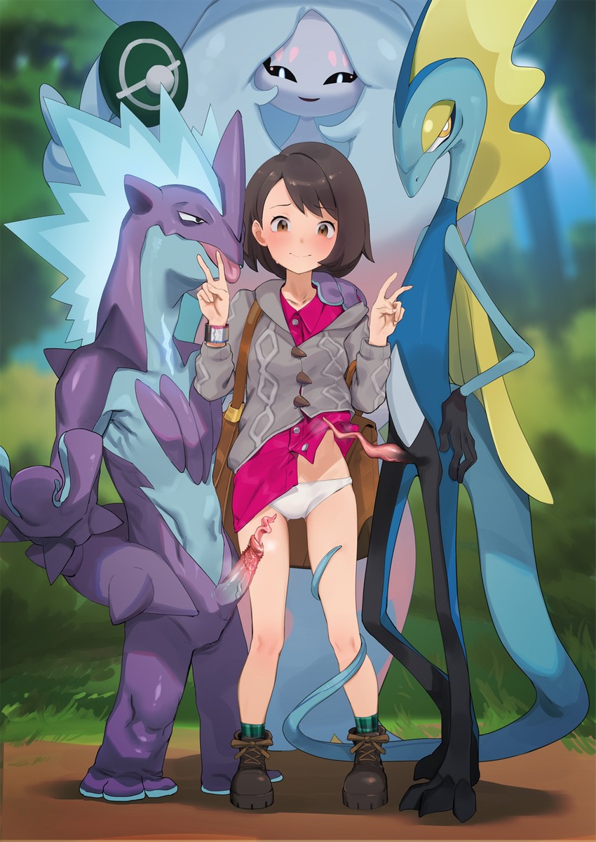 gloria, inteleon, hatterene, and toxtricity (pokemon and 1 more) drawn by djheycha
