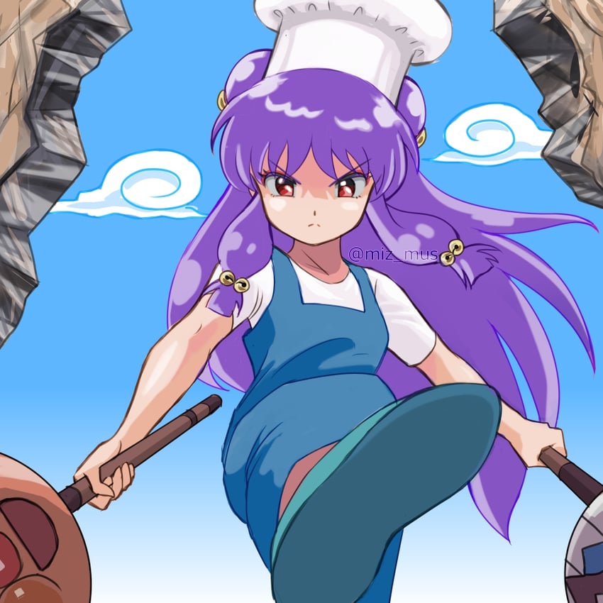 shampoo, anpanman, baikinman, batako, and sakuma rei (ranma 1/2 and 1 more) drawn by miz_mus
