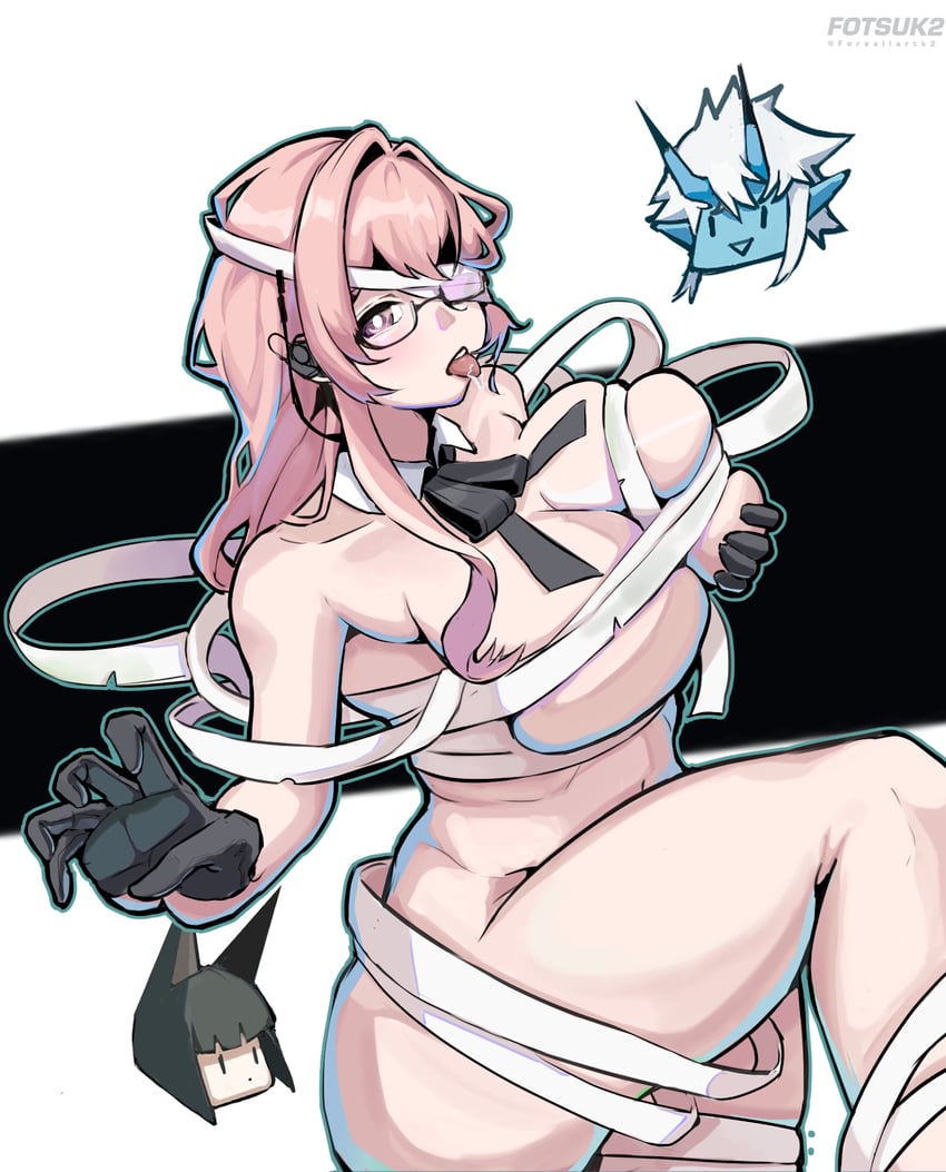 hoshimi miyabi, tsukishiro yanagi, and soukaku (zenless zone zero) drawn by foreallartk2