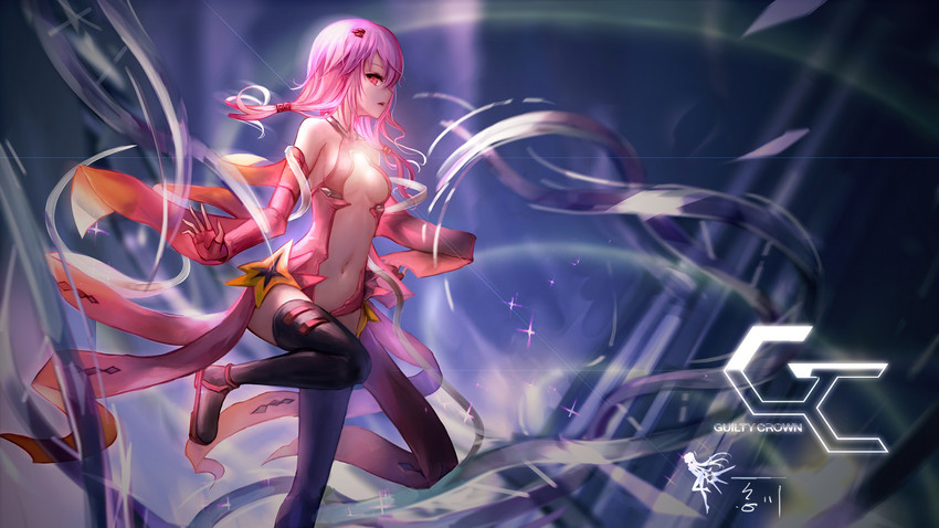 yuzuriha inori (guilty crown) drawn by wangchuan_de_quanyan