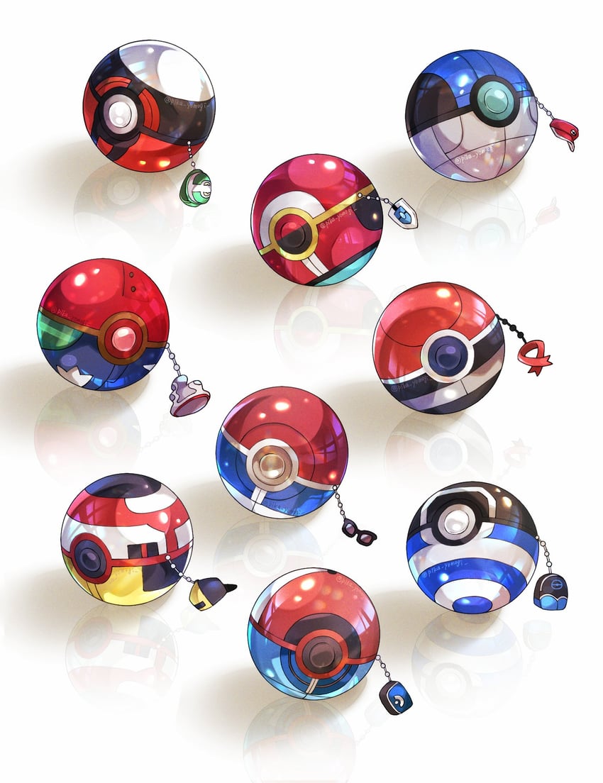 red, ethan, hilbert, brendan, elio, and 4 more (pokemon and 9 more) drawn by yomogi_(black-elf)