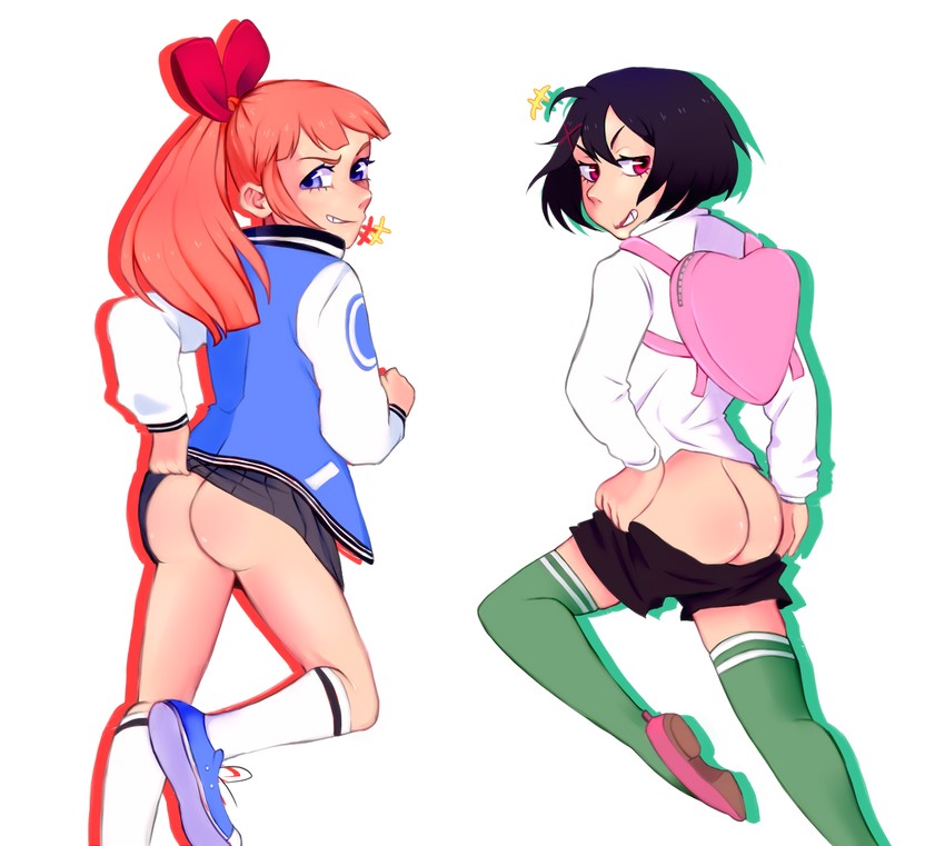 kyoko and misako (kunio-kun series and 1 more)