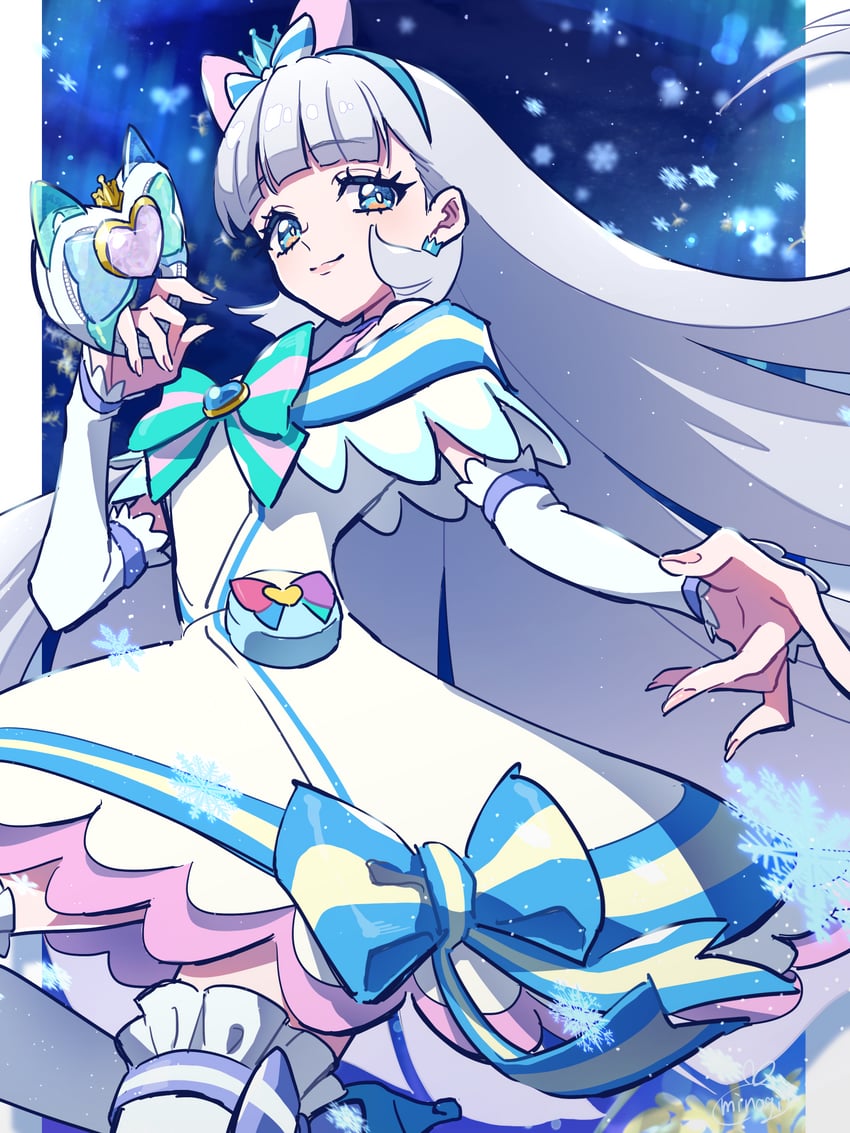 nekoyashiki yuki and cure nyammy (precure and 1 more) drawn by minogi1029