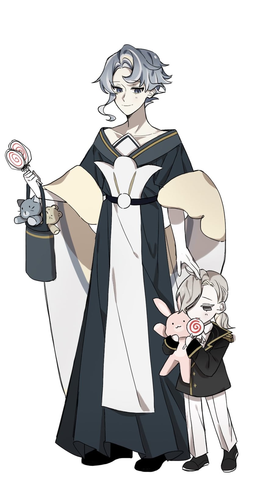 oyster cookie and oyster cookie's envoy (cookie run and 1 more) drawn by mozask