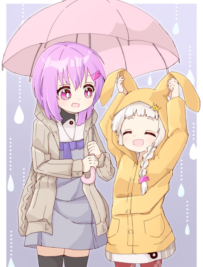 yuzuki yukari and kizuna akari (voiceroid and 1 more) drawn by ne_(dreamyee)