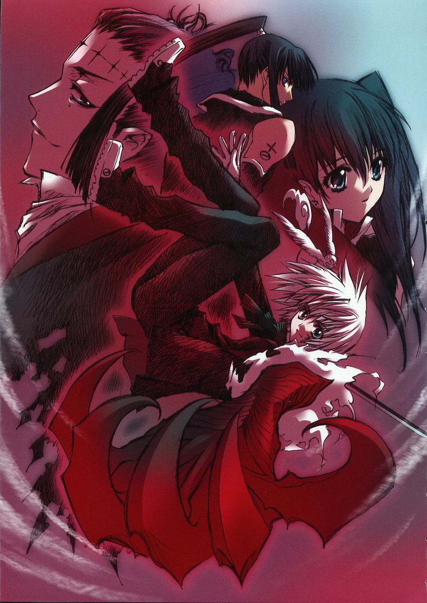 lenalee lee, allen walker, kanda yuu, and tyki mikk (d.gray-man) drawn by carnelian