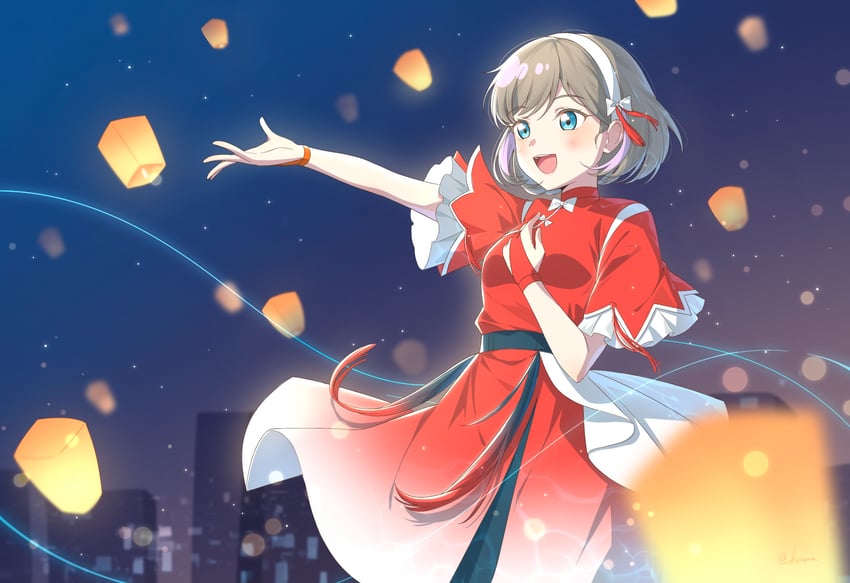 tang keke (love live! and 1 more) drawn by jingshenquan