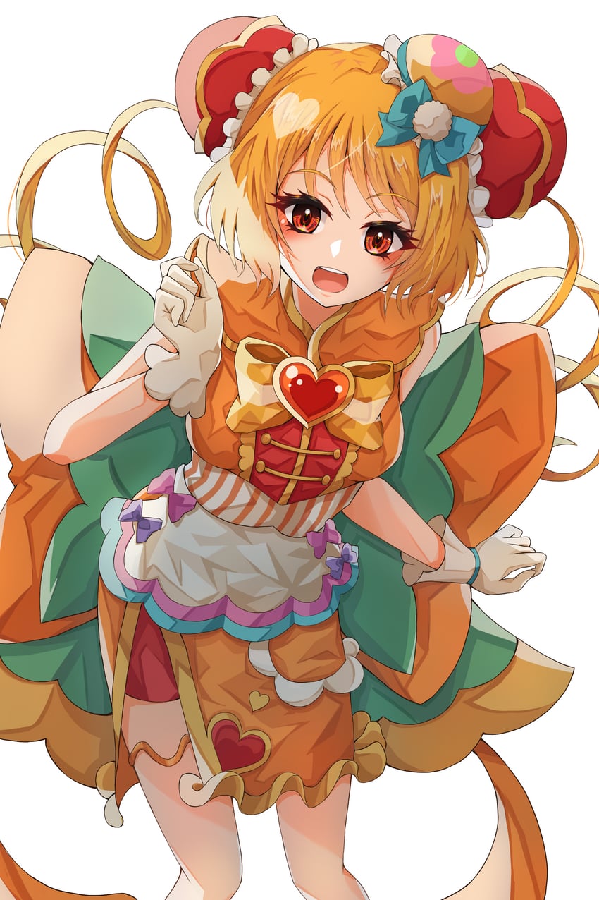 hanamichi ran and cure yum-yum (precure and 1 more) drawn by iikiroro
