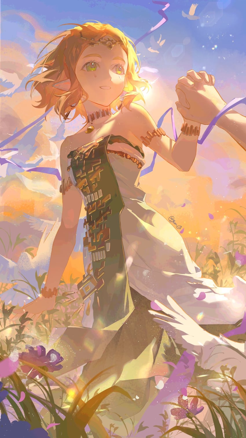princess zelda (the legend of zelda and 1 more) drawn by yun_(dl2n5c7kbh8ihcx)