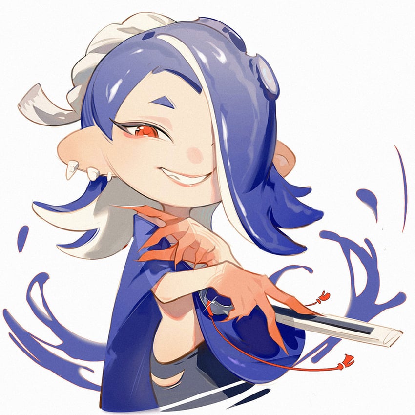 shiver (splatoon and 1 more) drawn by towo_nita