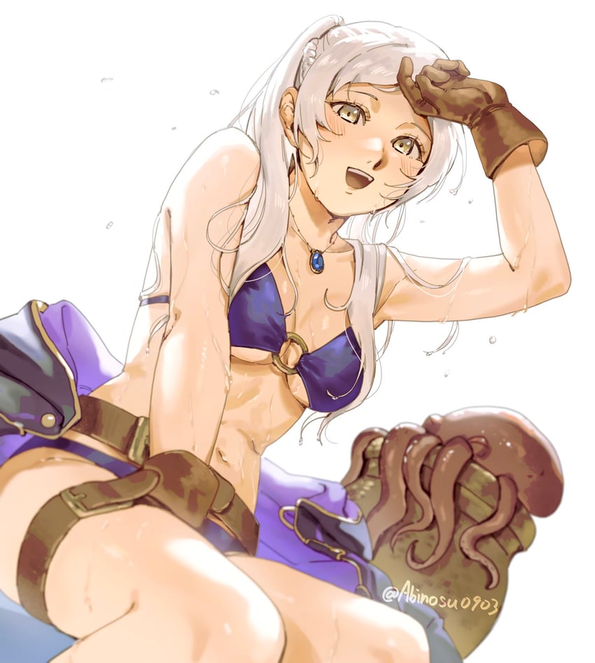 female robin (fire emblem and 2 more) drawn by abinosu0903