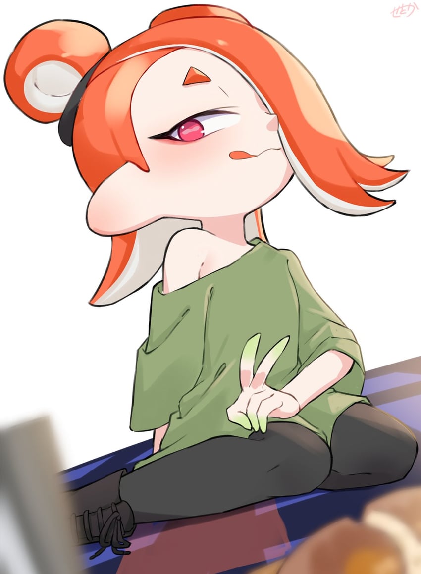 shiver (splatoon and 1 more) drawn by amakusa_setoka