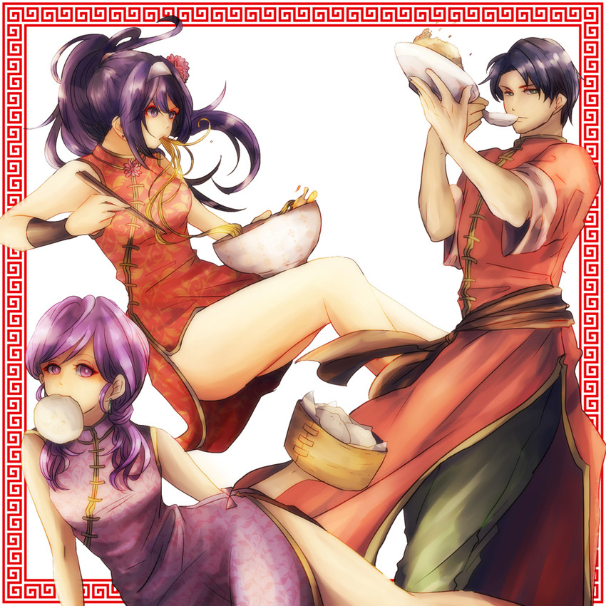mia, ilyana, and zelgius (fire emblem and 2 more) drawn by bamboo_nin