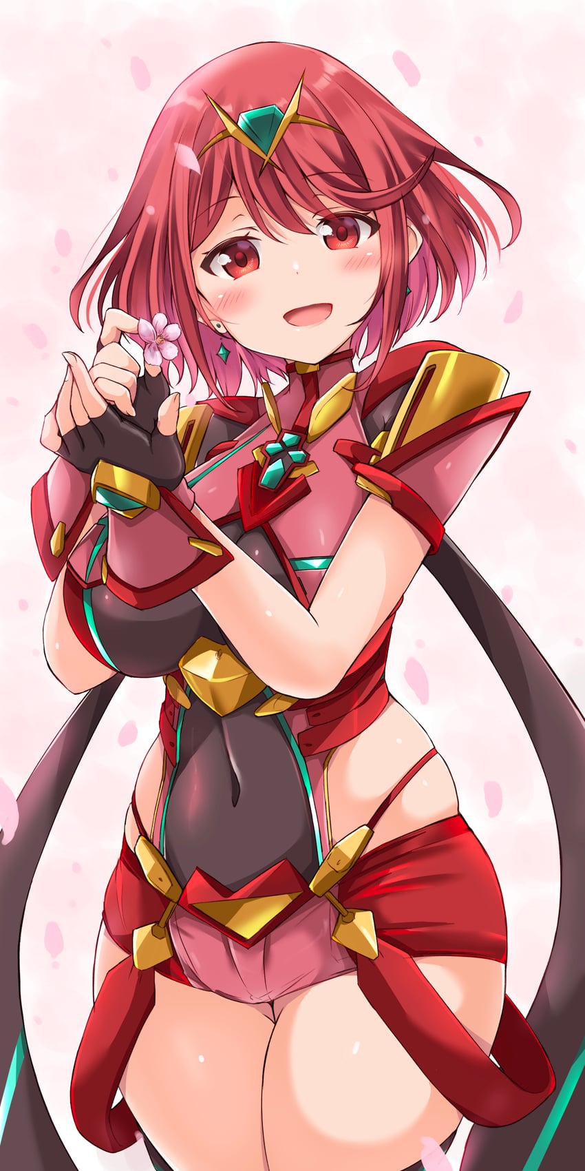 pyra (xenoblade chronicles and 1 more) drawn by kurokaze_no_sora