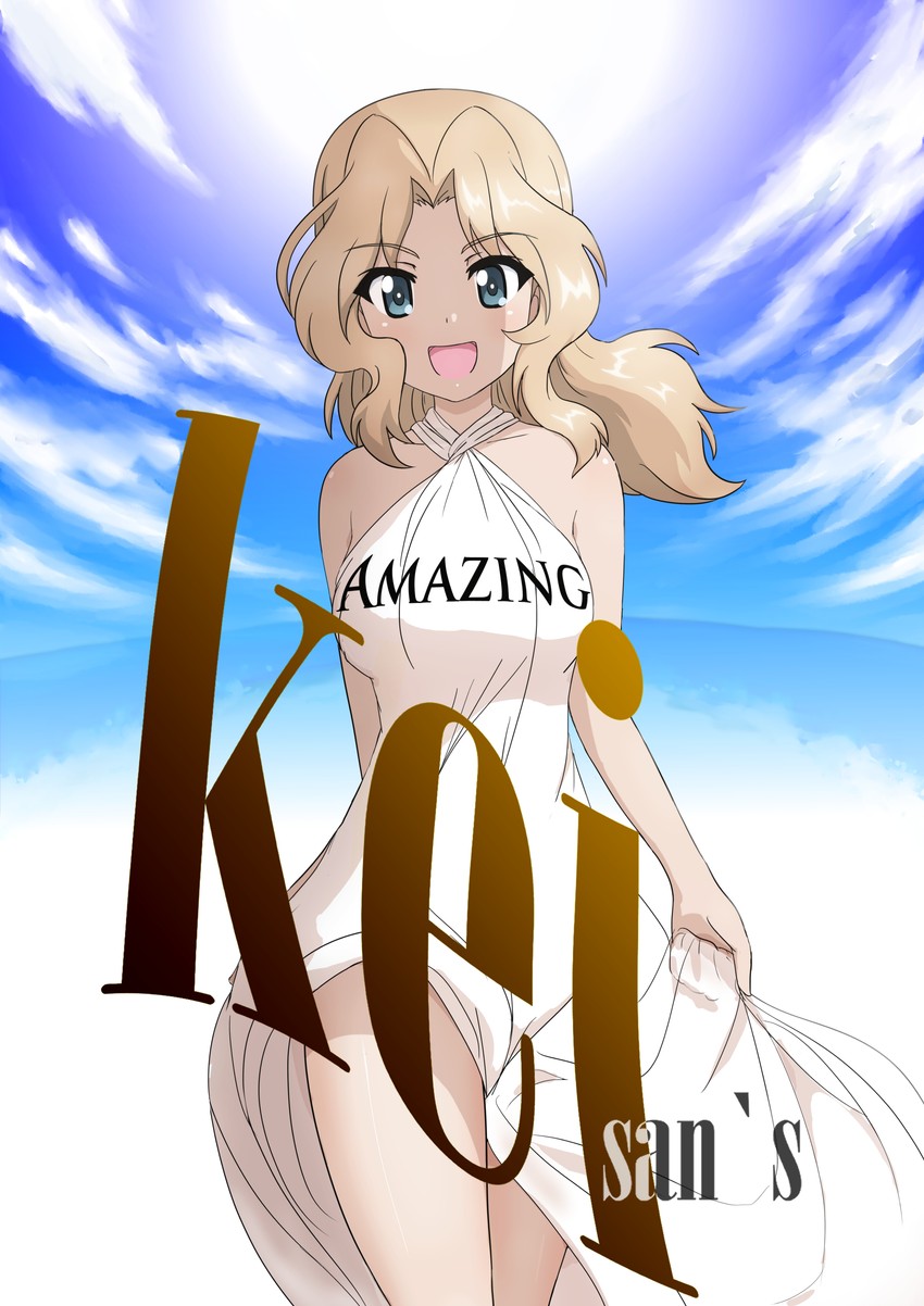 kay (girls und panzer) drawn by bukkuri