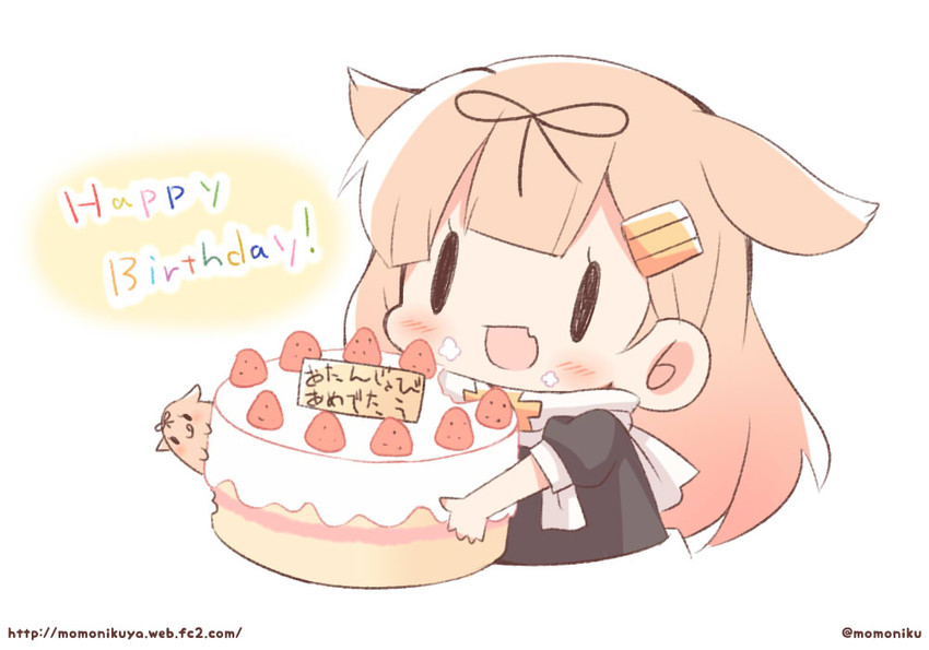 yuudachi, yuudachi kai ni, and the yuudachi-like creature (kantai collection) drawn by momoniku_(taretare-13)