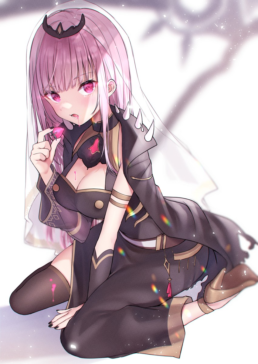 mori calliope (hololive and 1 more) drawn by buta_tamako