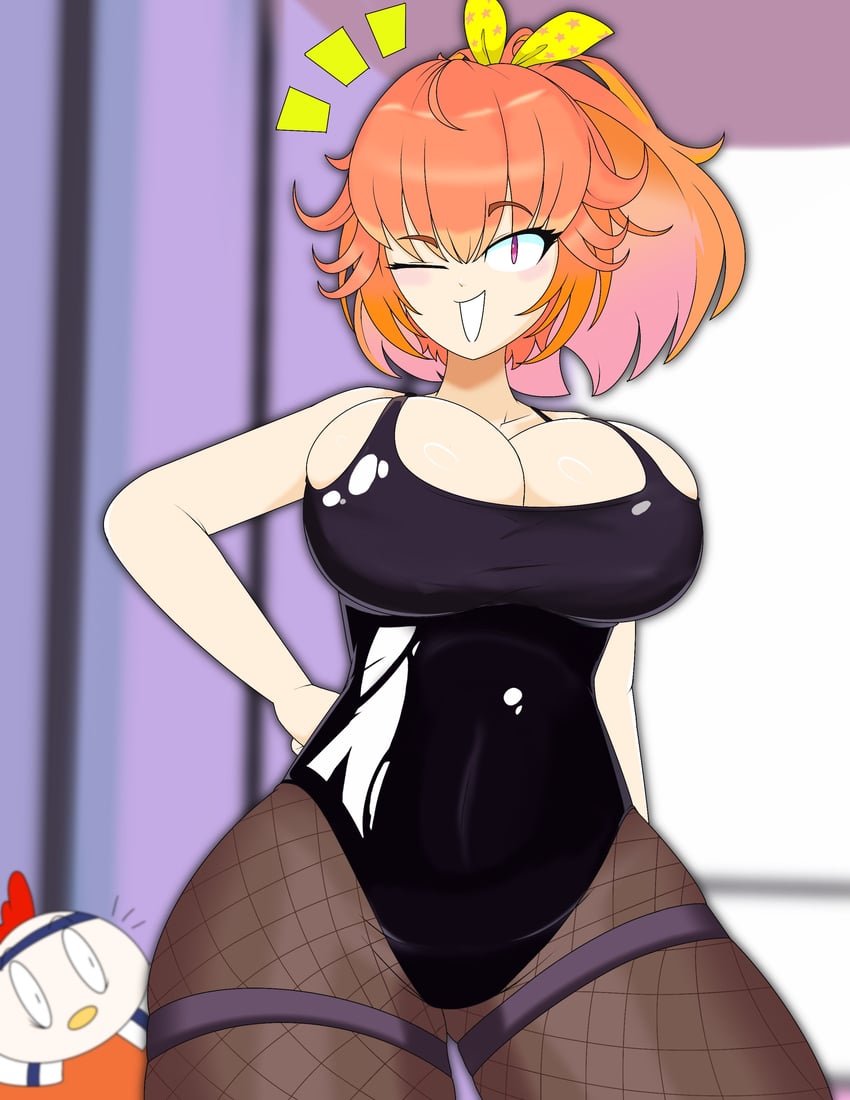 takanashi kiara and kfp employee (hololive and 1 more) drawn by themastersos