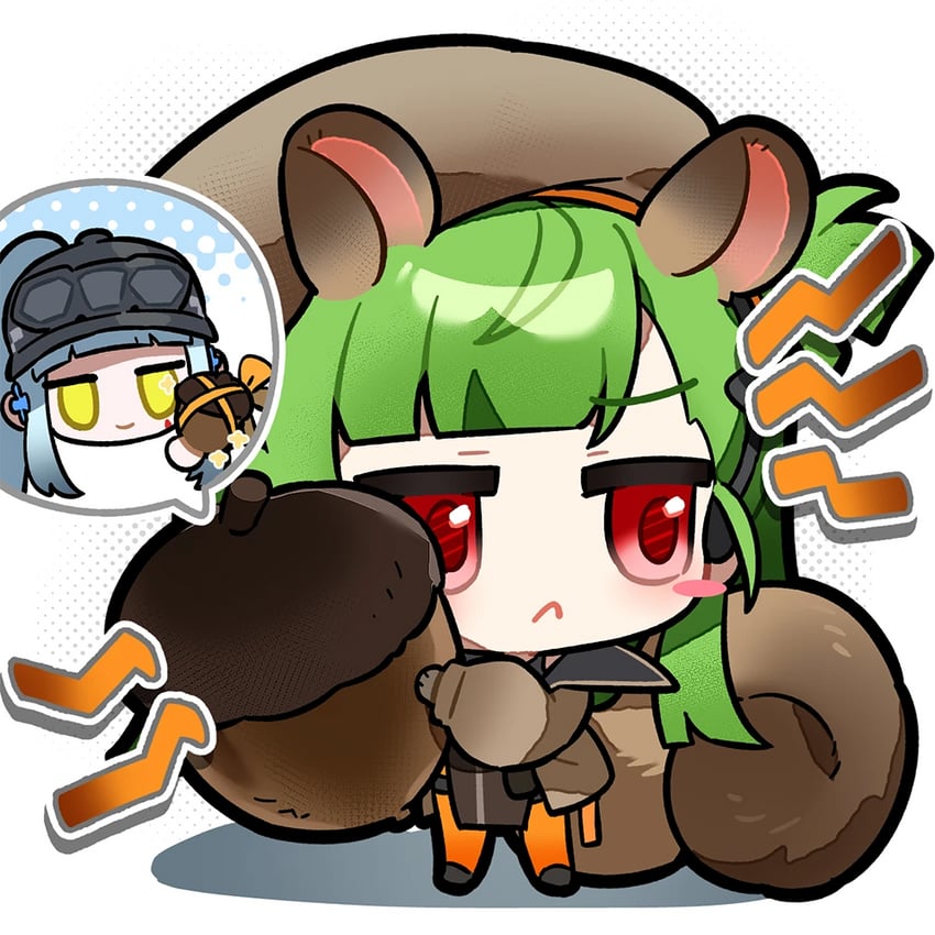 hk416, klukai, g28, and belka (girls' frontline and 1 more)