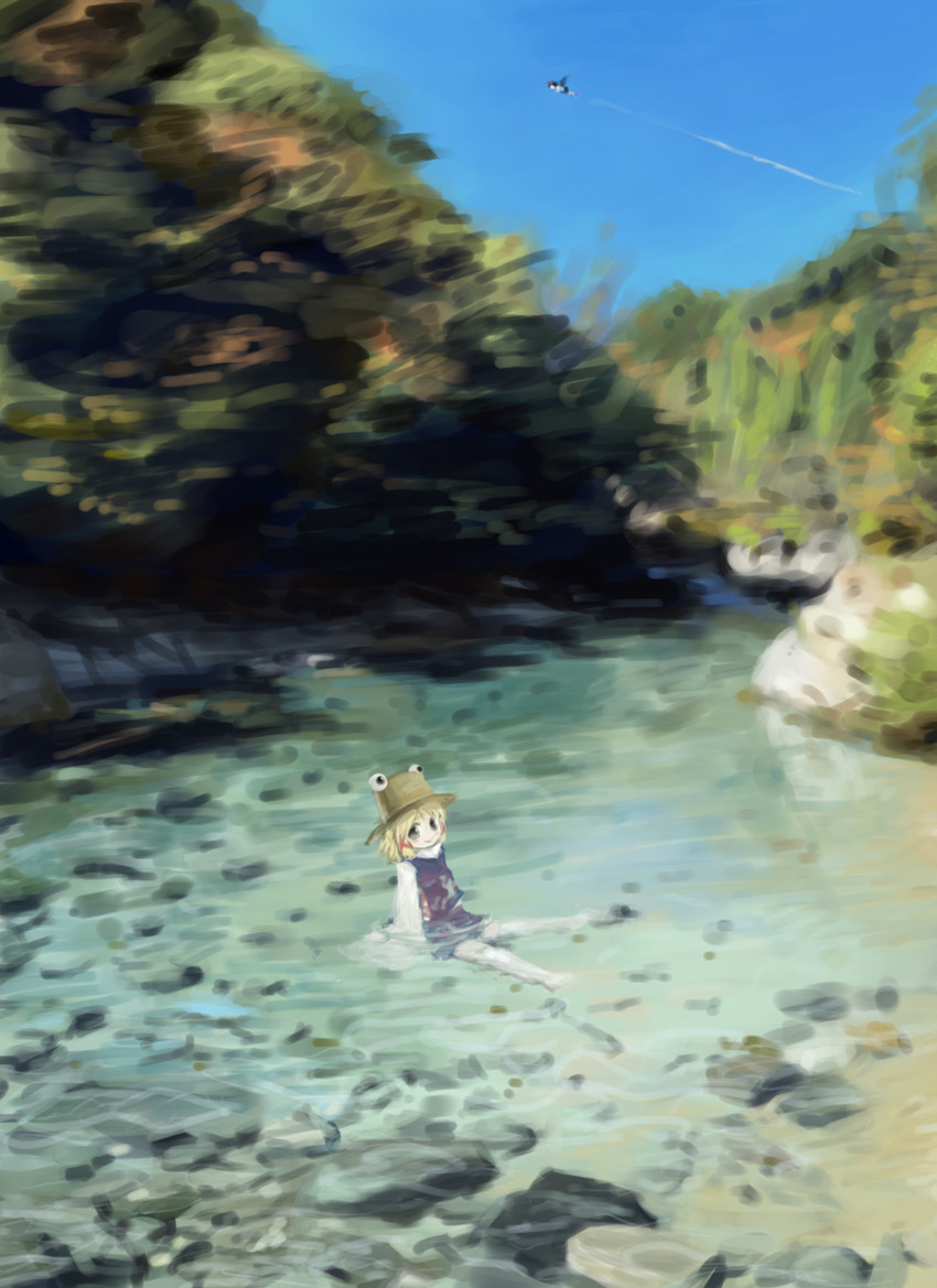shameimaru aya and moriya suwako (touhou) drawn by spark621