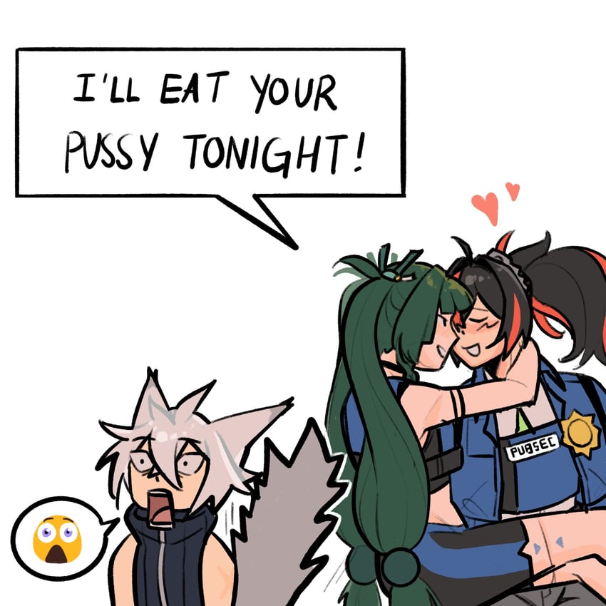 zhu yuan, qingyi, and seth lowell (zenless zone zero) drawn by eimikosmoothie