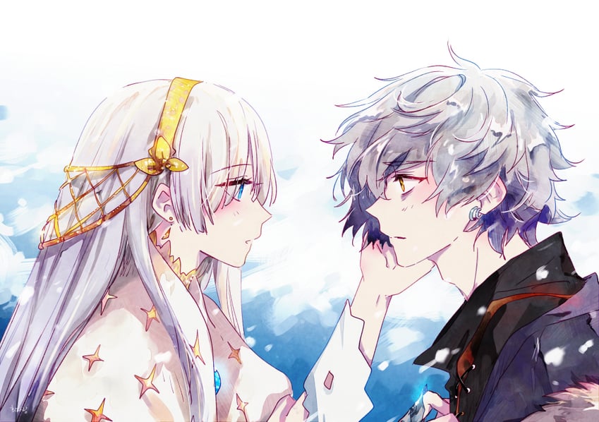 anastasia and kadoc zemlupus (fate and 1 more) drawn by heeparang