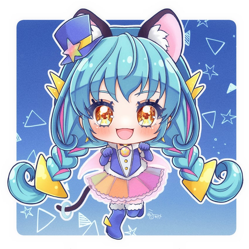 yuni and cure cosmo (precure and 1 more) drawn by umiyuki_(umi_chu)