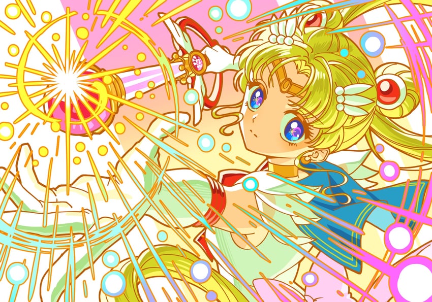 tsukino usagi, sailor moon, and super sailor moon (bishoujo senshi sailor moon and 1 more) drawn by prettysavage30