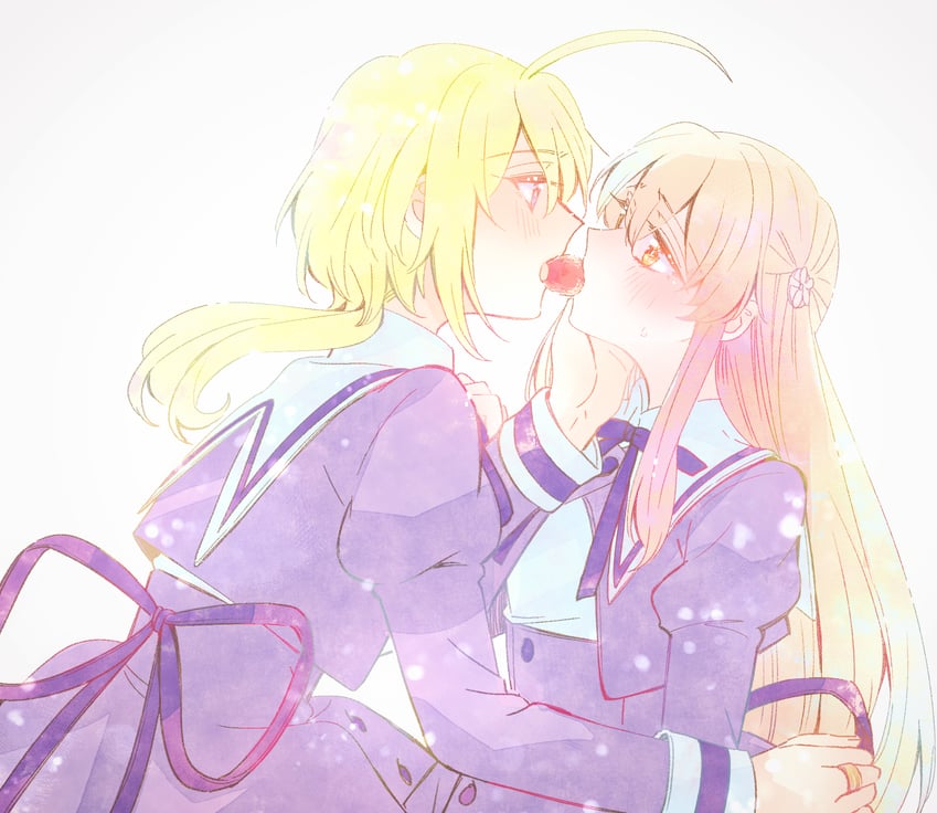 egawa kusumi and amano soraha (assault lily) drawn by sorato_(astllatte)