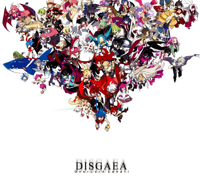 etna, prinny, flonne, laharl, pleinair, and 52 more (original and 11 more) drawn by starshadowmagician