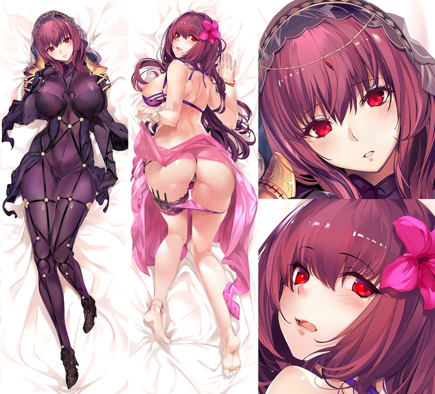 scathach (fate and 1 more) drawn by marushin_(denwa0214)
