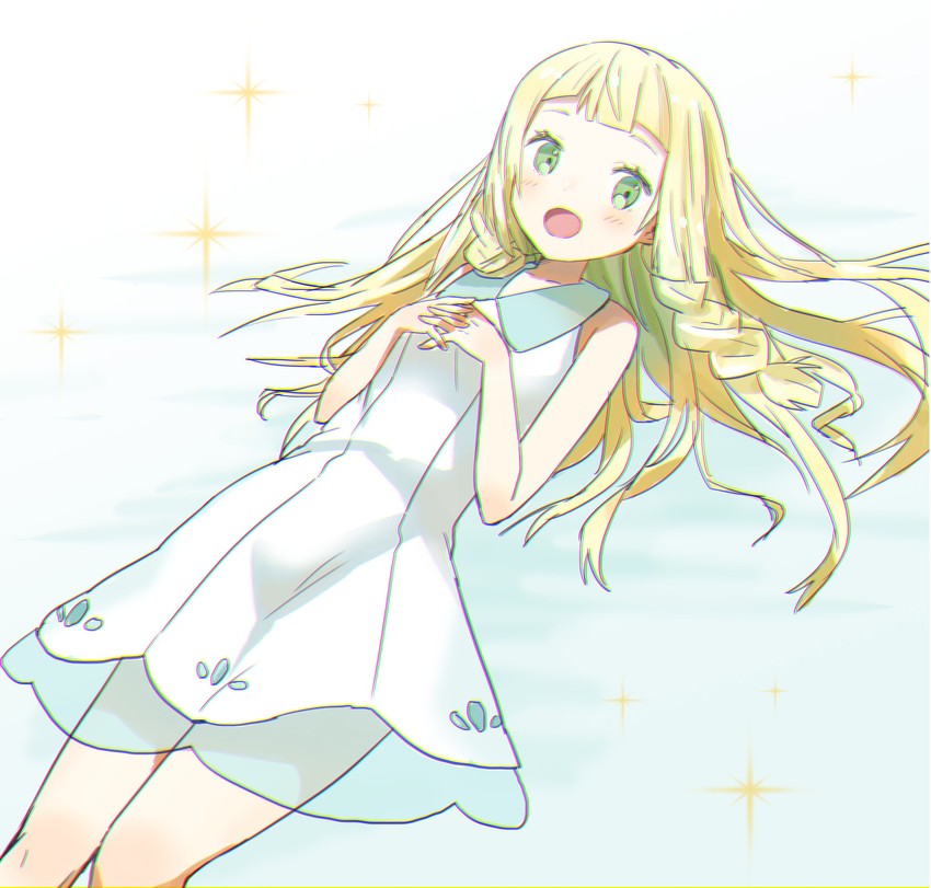 lillie (pokemon and 1 more) drawn by peppedayo_ne