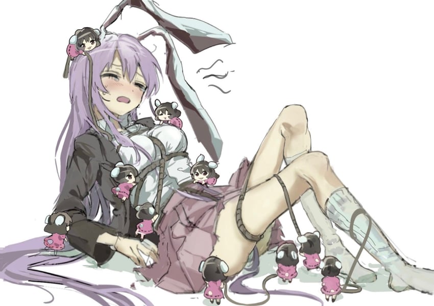 reisen udongein inaba and inaba tewi (touhou) drawn by sesmkun