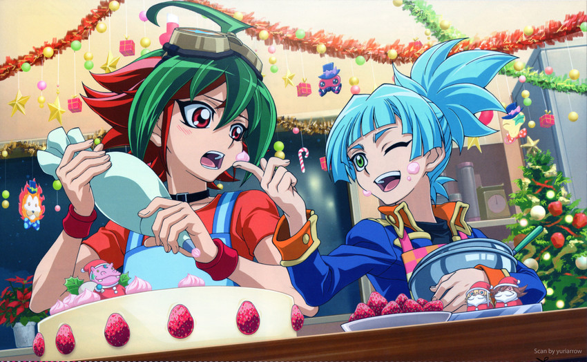sakaki yuya, shiun'in sora, performapal hip hippo, performapal whip snake, performapal muffler lion, and 1 more (yu-gi-oh! and 1 more)