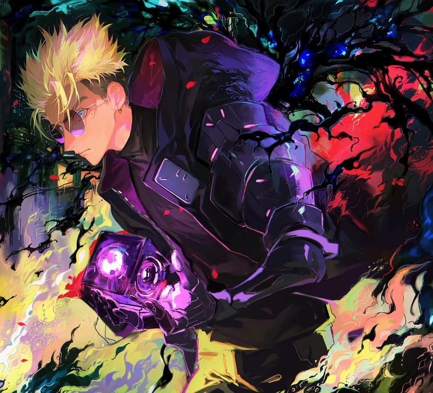 vash the stampede (trigun and 1 more) drawn by yu_(zatta13chan)
