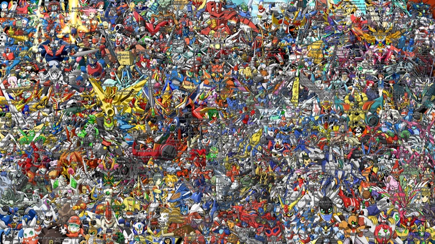 tachibana hibiki, rx-78-2 gundam, kos-mos, subaru nakajima, optimus prime, and 370 more (idolmaster and 429 more) drawn by kurosshu