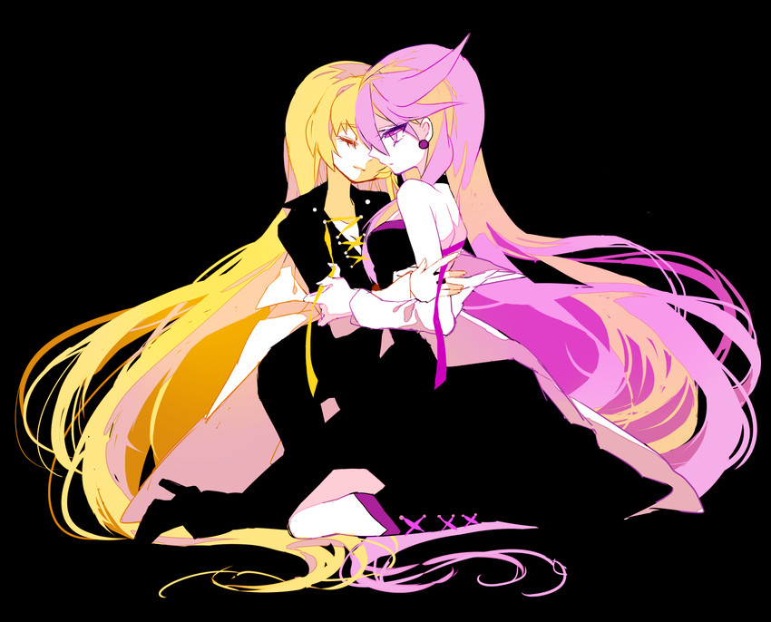 cure moonlight mirage and cure sunshine mirage (precure and 1 more) drawn by yuucho_(cololal)