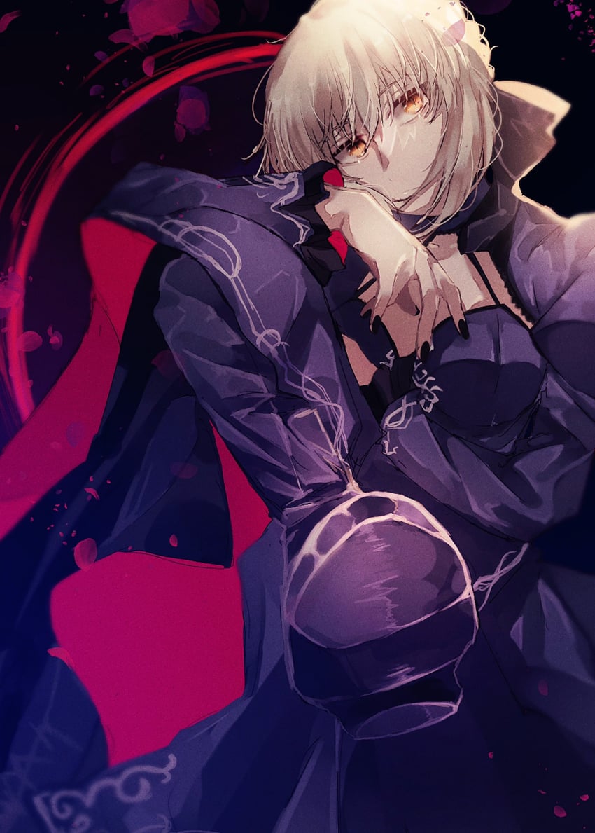 artoria pendragon and saber alter (fate and 2 more) drawn by sungoidekame