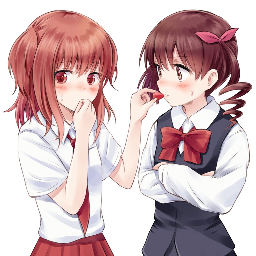 kobashiri yae and sasano ichigo (saki and 1 more) drawn by suzushiro_yukari