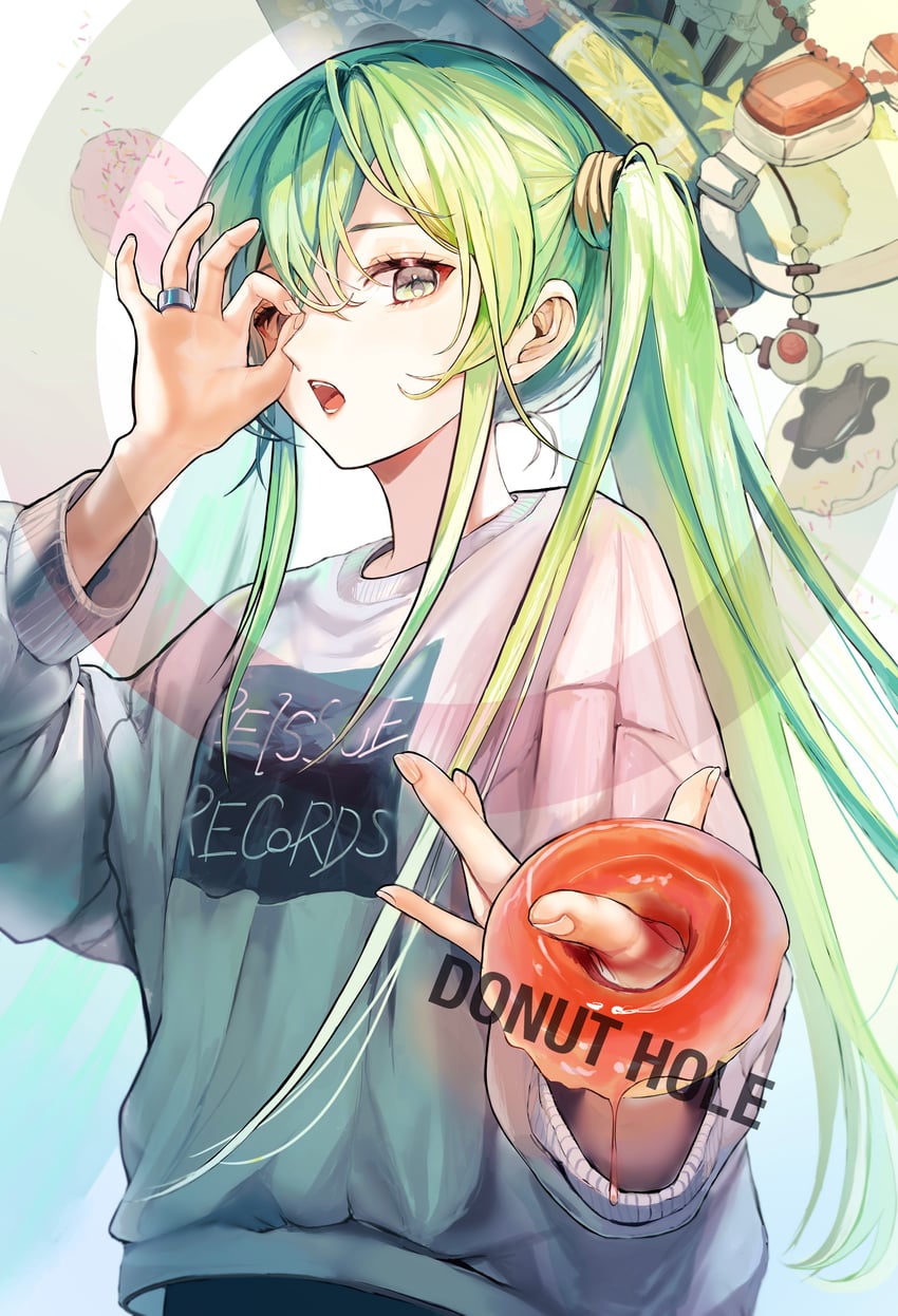 hatsune miku (vocaloid and 1 more) drawn by pipi_(pipinavigation)