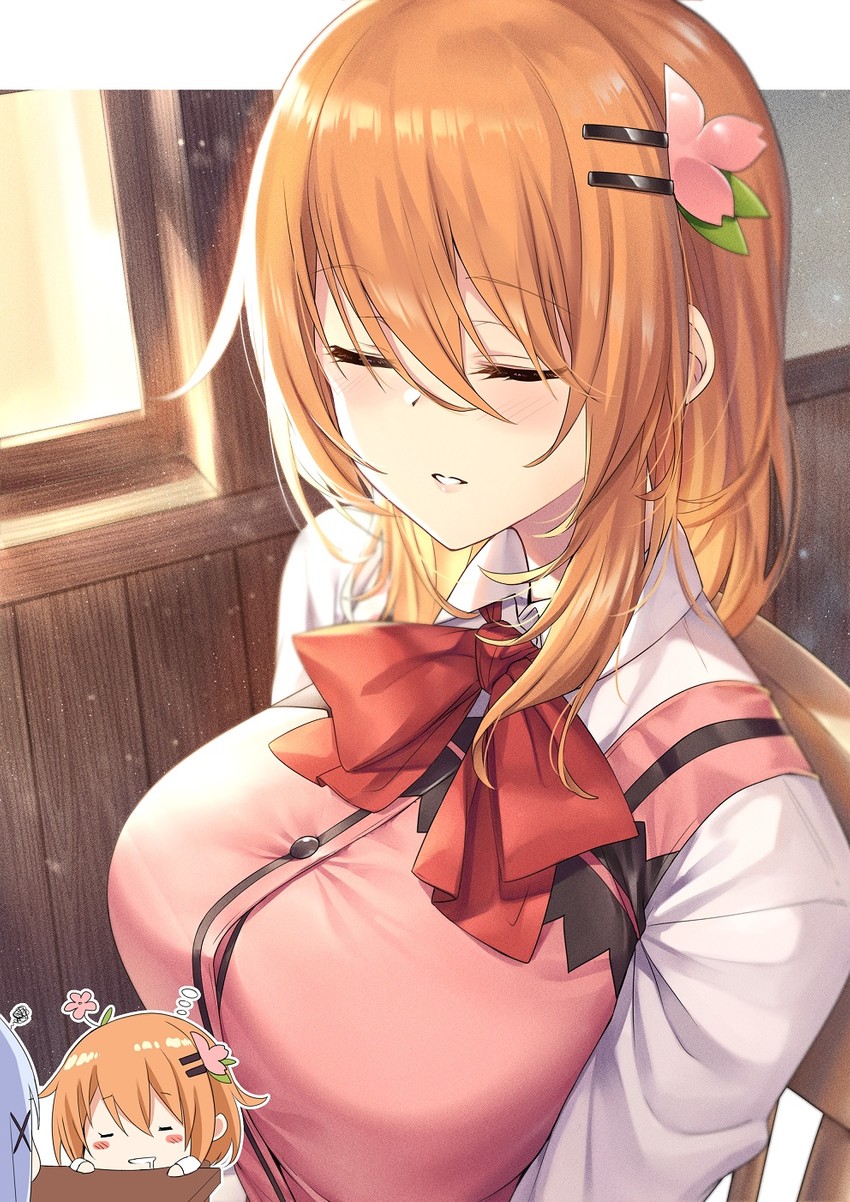 kafuu chino and hoto cocoa (gochuumon wa usagi desu ka?) drawn by ks_(xephyrks)
