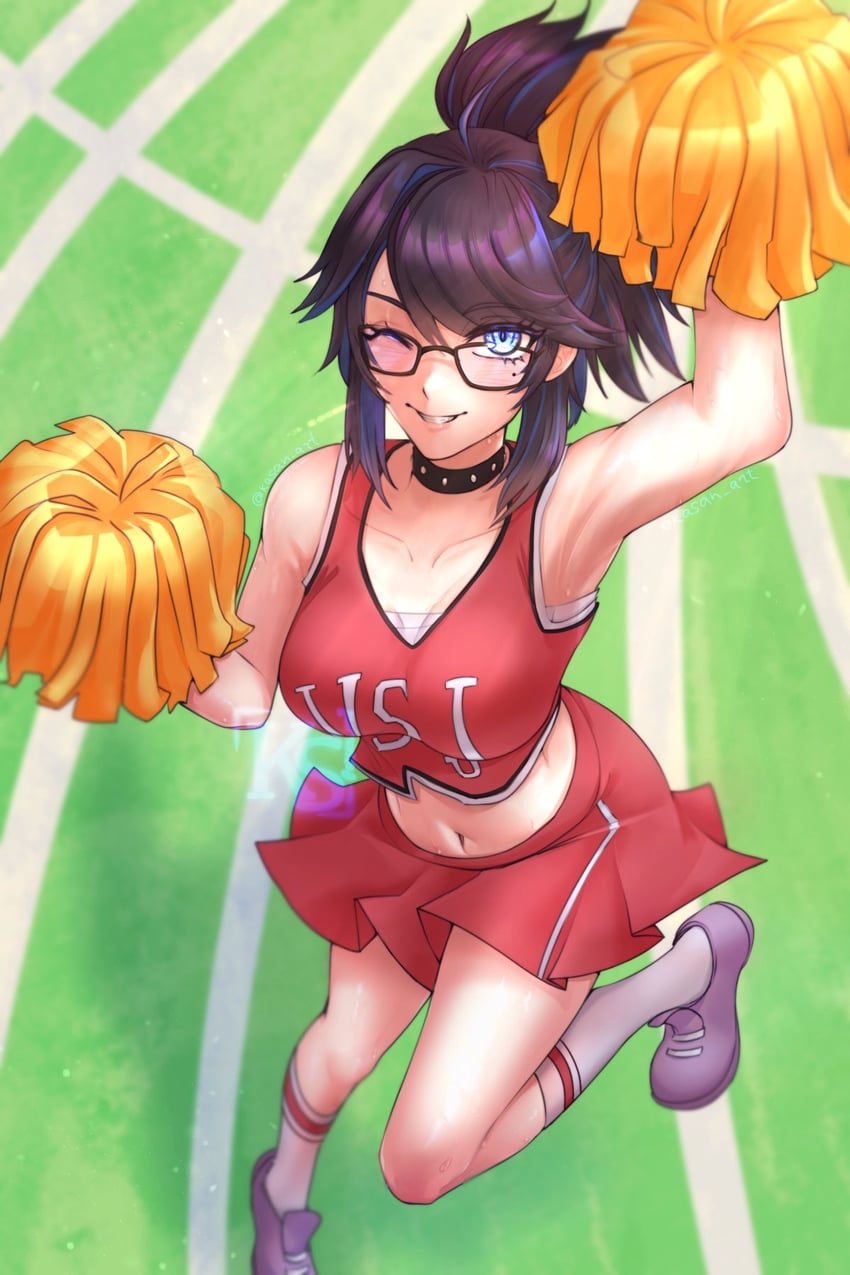 kson (vshojo) drawn by kasan_art