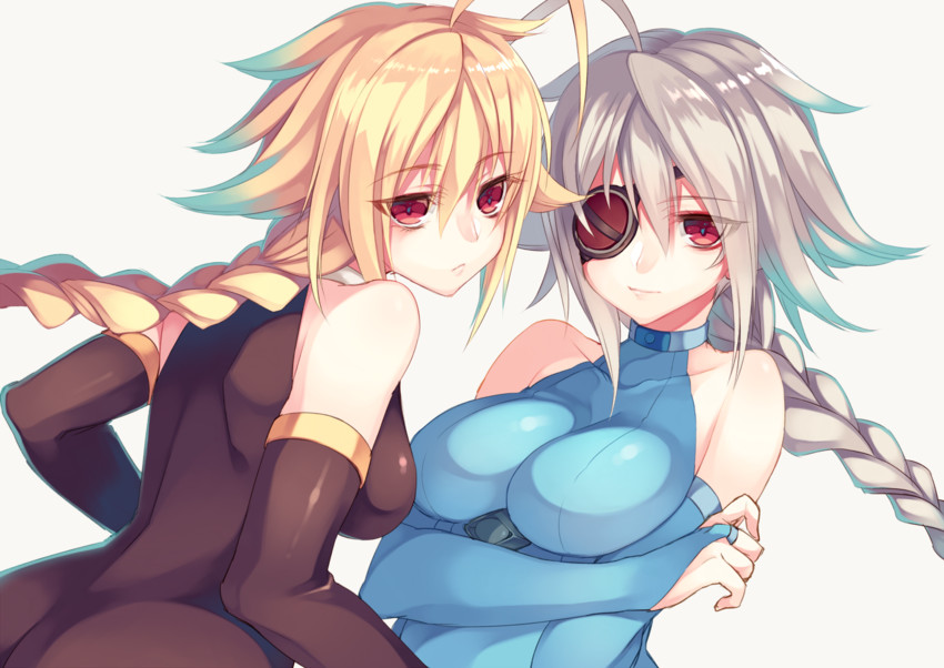 nu-13 and lambda-11 (blazblue) drawn by hime_gyo