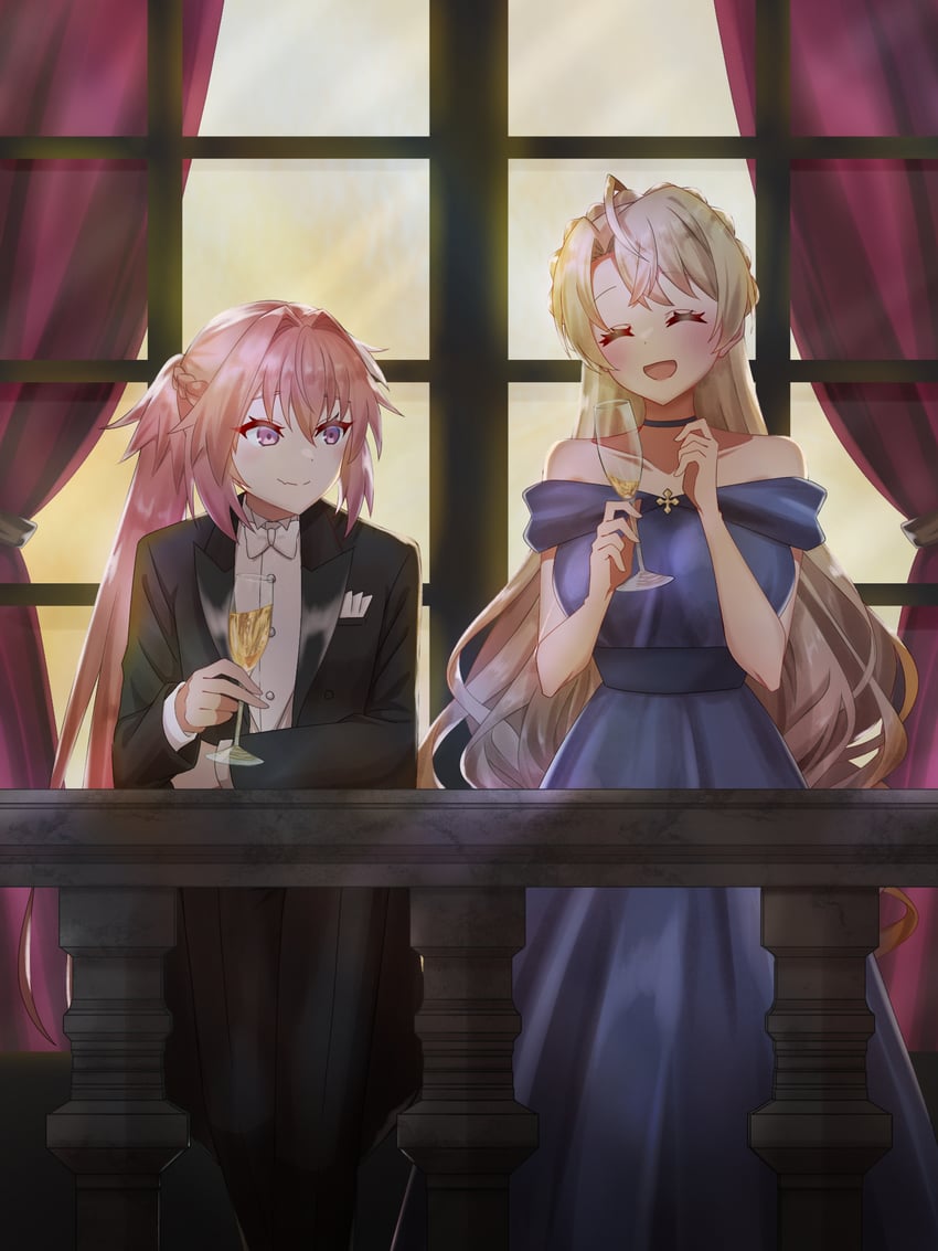 astolfo and bradamante (fate and 1 more) drawn by tanutika