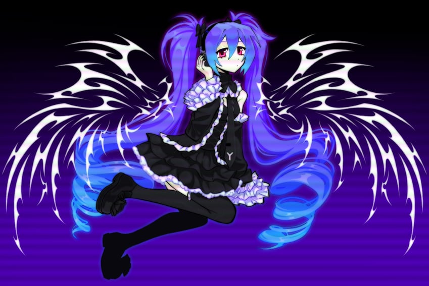 hatsune miku (vocaloid and 2 more) drawn by danciingcosmos