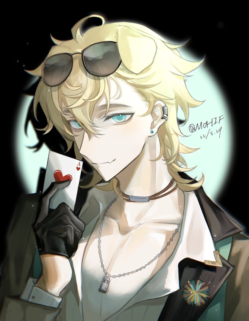 tequila (arknights and 1 more) drawn by kmno4_(yuechumohif)