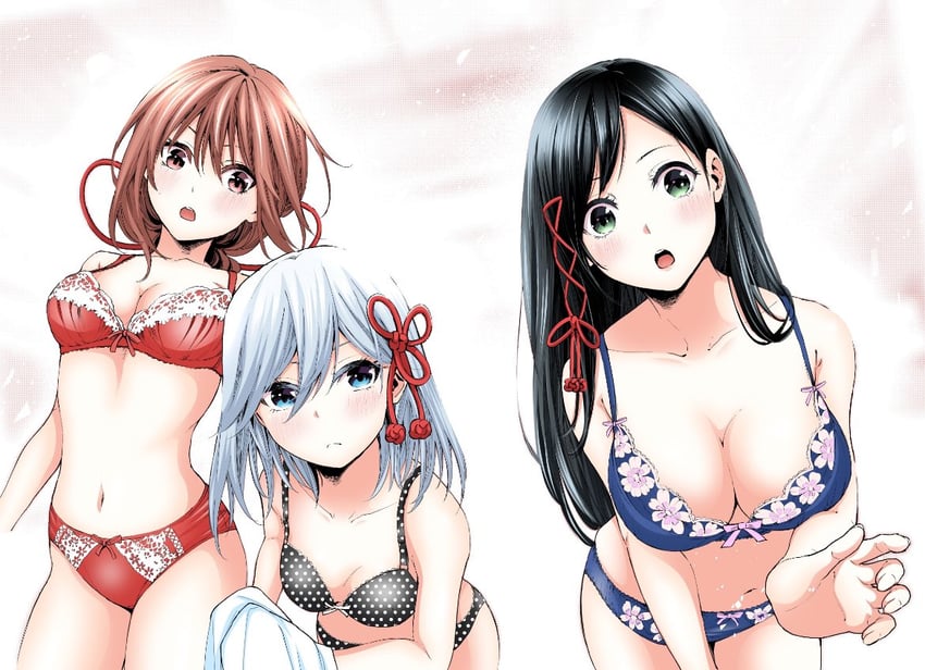 amagami asahi, amagami yae, and amagami yuna (amagami-san chi no enmusubi) drawn by marcey