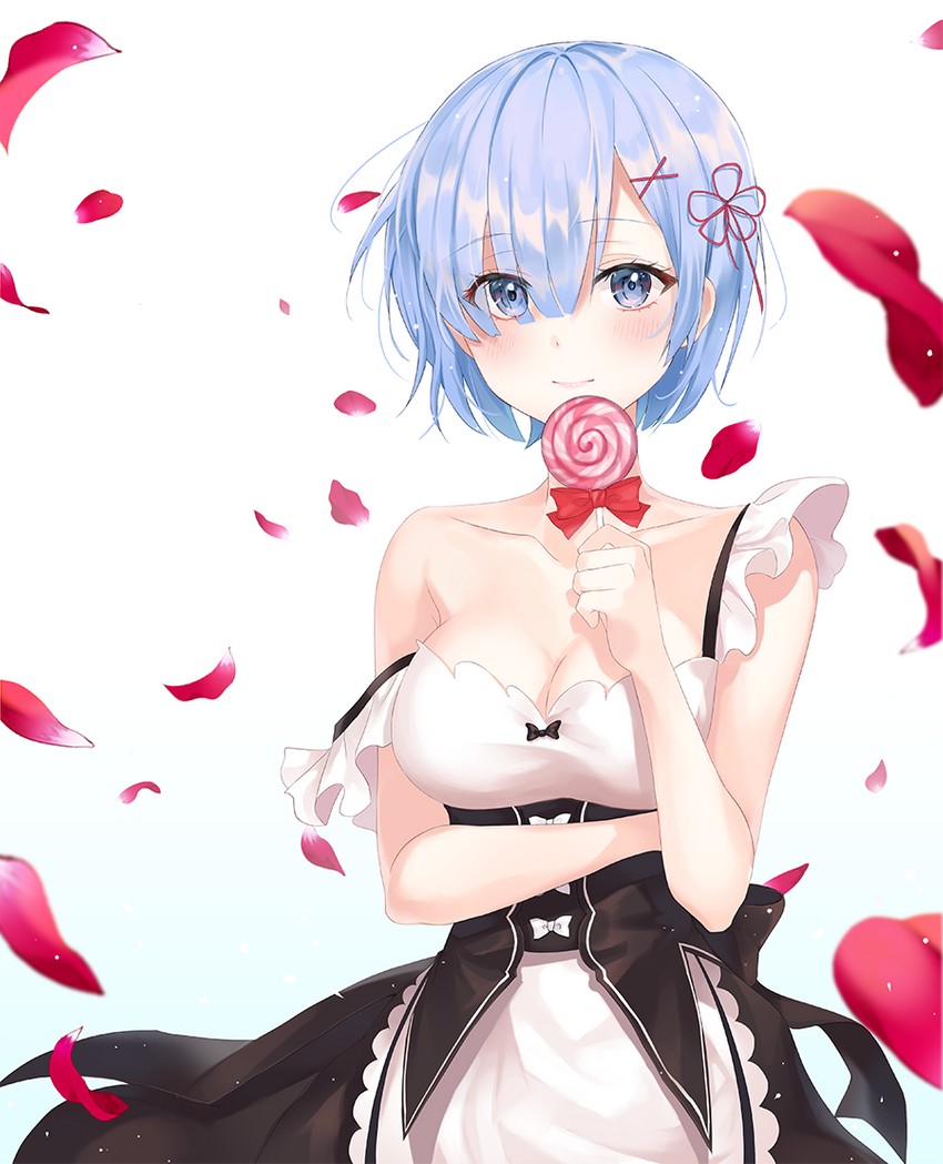 rem (re:zero kara hajimeru isekai seikatsu) drawn by heeri